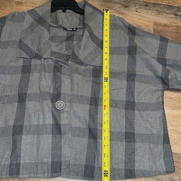 a.n.a A New Approach button down 3/4 sleeve jacket.  Size XL.  100% Cotton - Picture 6 of 12